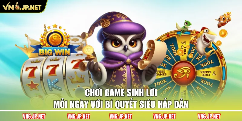 Chơi game sinh lời mỗi ngày với bí quyết siêu hấp dẫn