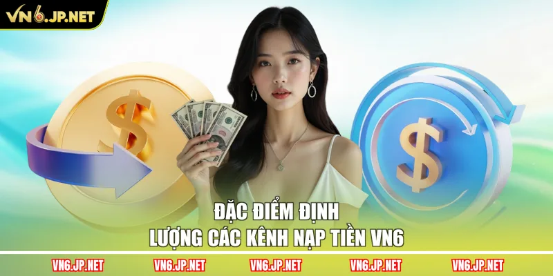Đặc điểm định lượng các kênh nạp tiền VN6