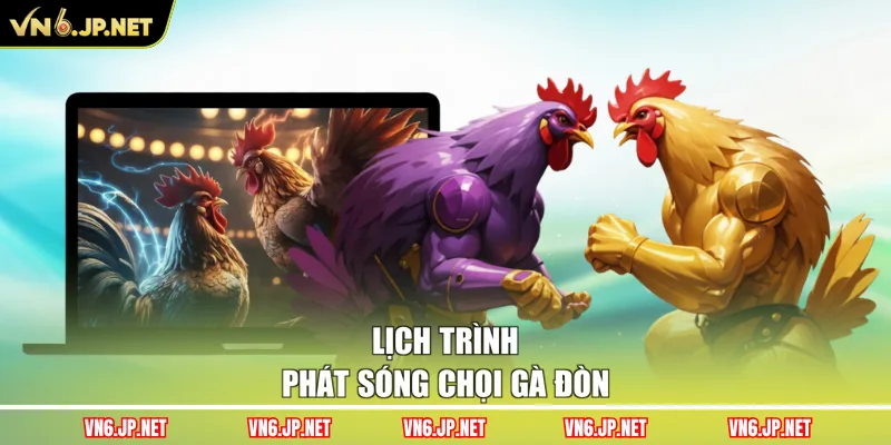 Lịch trình phát sóng chọi gà đòn