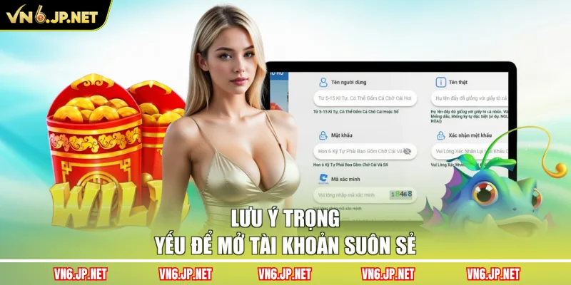 Lưu ý trọng yếu để mở tài khoản suôn sẻ
