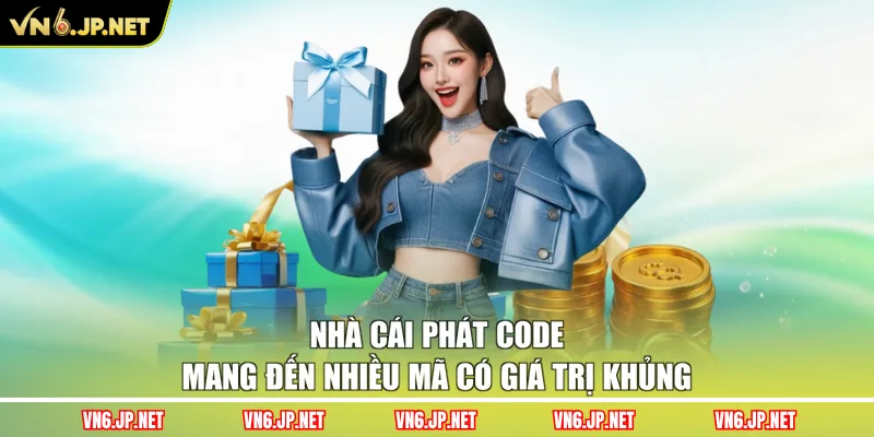 Nhà cái phát code mang đến nhiều mã có giá trị khủng