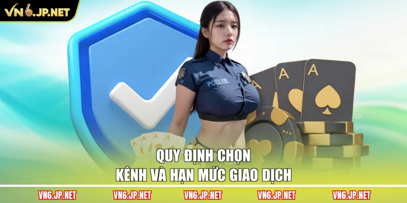 Quy định chọn kênh và hạn mức giao dịch